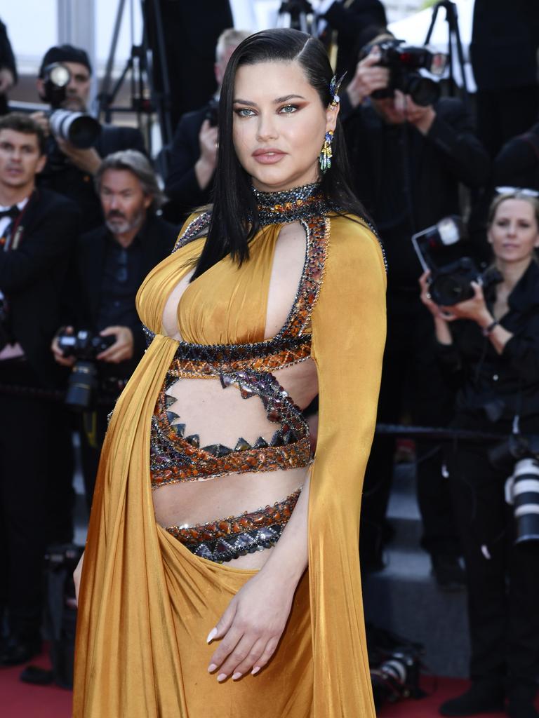 Adriana Lima attends the Cannes screening of Elvis. Picture: Gareth Cattermole/Getty Images