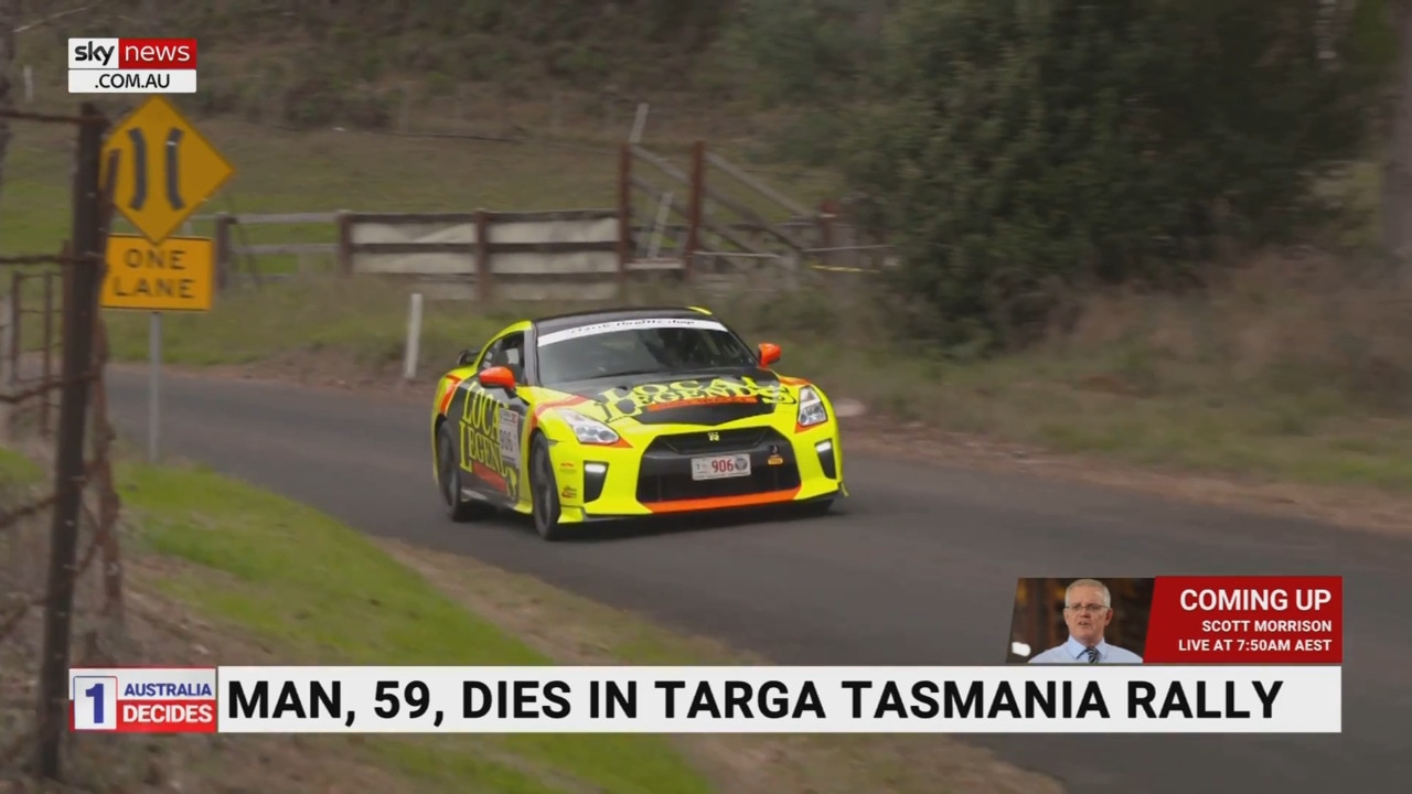 Man dies in Targa Tasmania Rally