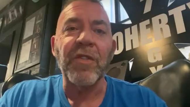 Fitness guru Tony Doherty is calling for gyms to reopen. Picture: Facebook