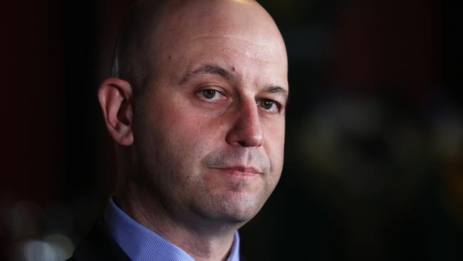 NRL CEO Todd Greenberg released a statement on the police inquiry. Picture: Brett Costello