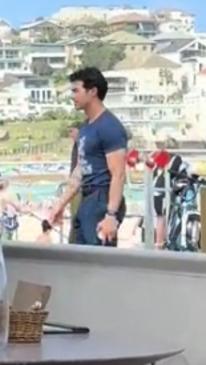 Jonas brother spotted at Bondi favourite