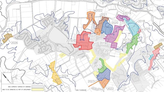 The plan involved connecting Southside homes to the city’s sewerage system in 16 stages. Nine still remain to be finished after the scheme was put on hold in 2018.