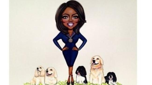 Aaron Favaloro was comissioned to draw Oprah by one of her friends- and the image now hangs in one of the star’s homes Picture:<a contentType="text" href="https://www.instagram.com/aaronfavaloro/" shape="rect" title="www.instagram.com"> Instagram/Aaronfavaloro</a>