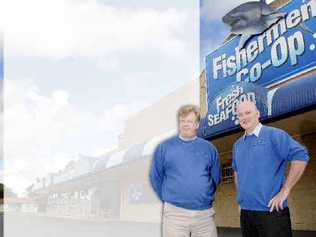 After 40 years of working at the Ballina Fishermen’s Co-operative, George Robinson (right) is handing over the reins to new general manager Phillip Hillyard. Jay Cronan