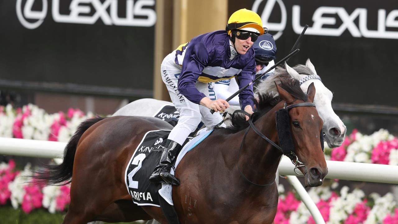 Aristia, who won the Kennedy Oaks in 2019, is a strong contender for the 2020 All-Star Mile. Picture: David Crosling, AAP Image