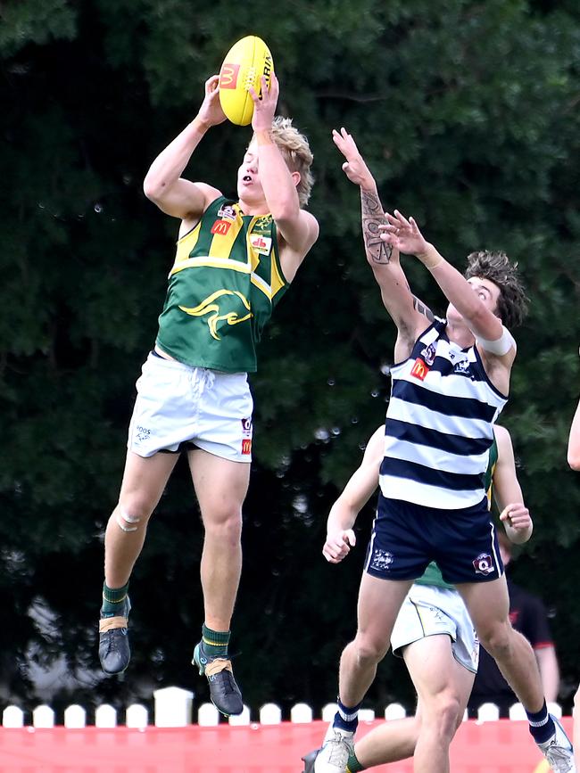 Action from Saturday's McDonaldâ€™s South East Queensland Youth Grand Finals played at Yeronga AFC. 2 September 2023. Picture, John Gass