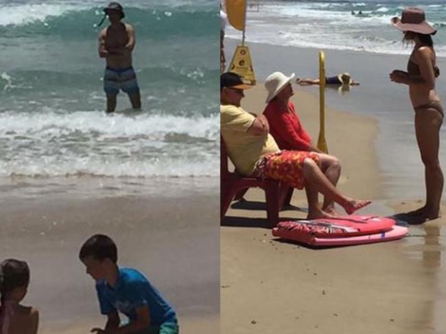 Instagram photos show the Danish royals enjoying the Gold Coast beaches.