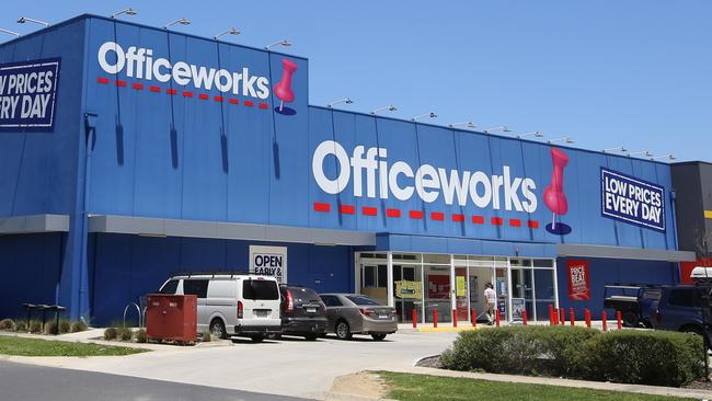 A woman rushed to Officeworks to make a fake ID card to try and convince others she was a teacher. Picture: Stuart Milligan