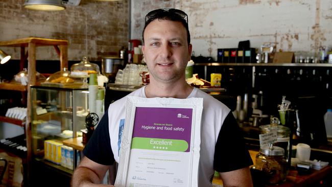 Steve Alfarah’s Lyons R.A.W. Cafe in Drummoyne received a five star Scores on Doors rating for food hygiene and safety.