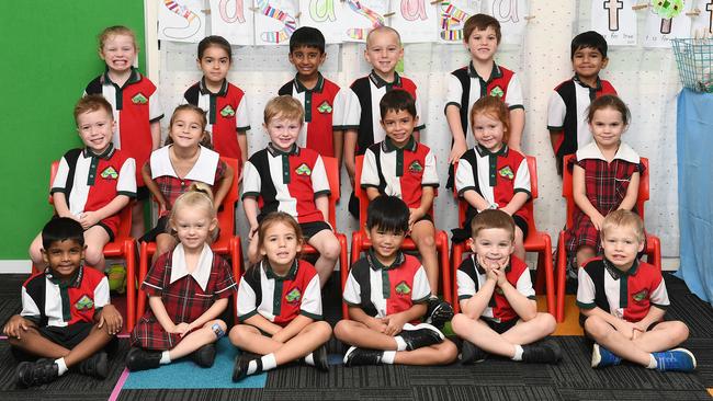 ANNANDALE STATE SCHOOL. PP1 Claire Winterburn. Picture: Shae Beplate. ANNANDALE STATE SCHOOL PREP PP1 TEACHER: Claire Winterburn TEACHER AIDE: Emma Clarke BACK: Frankie-Jane, Gabriella, David, Regan, Paddy, Pavraaj MIDDLE: Jonah, Elara, Joey, Jake, Hazel-May, Elle FRONT: Nisith, Layla, Kamille, Keon, Braxton, Darcy