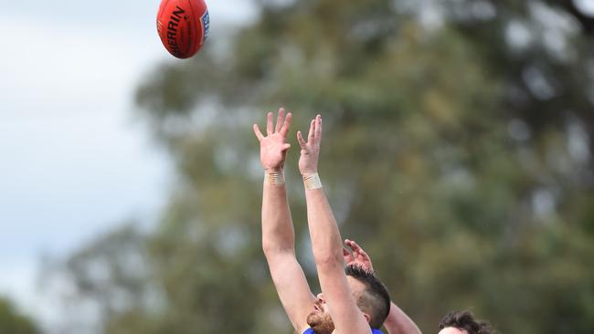 Jesse Dunne was among Glen Waverley’s best players on Saturday. Picture: Lawrence Pinder