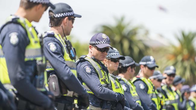 Up to 500 officers are expected to be needed for Saturday’s rally. Picture: Eugene Hyland