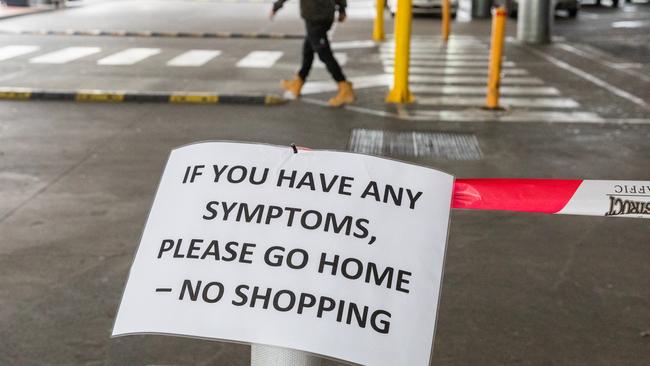 Across 36 Melbourne suburbs, meaning residents are only allowed to leave their home for four essential reasons — food shopping, care giving, exercise and work or study. Picture: Getty Images