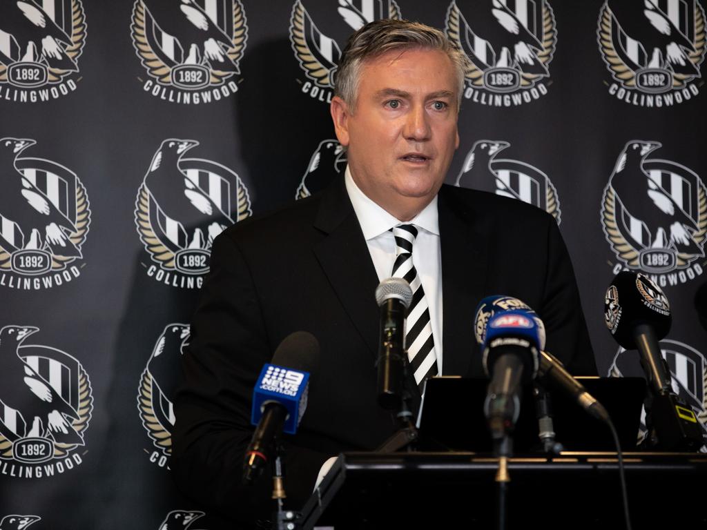 Mark Korda only took over from Eddie McGuire, pictured, in February. Picture: Getty Images