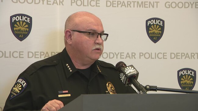 Goodyear Police news conference on deadly bicyclists crash