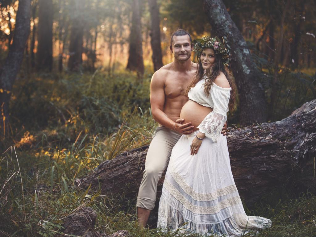 Bianca Smith and Brad Nelson rock the boho vibe. Picture: Shannon Smith