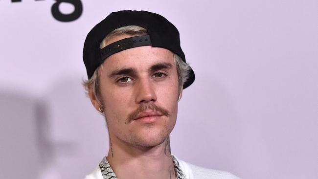 (FILES) In this file photo taken on January 27, 2020 Canadian singer Justin Bieber arrives for YouTube Originals' 