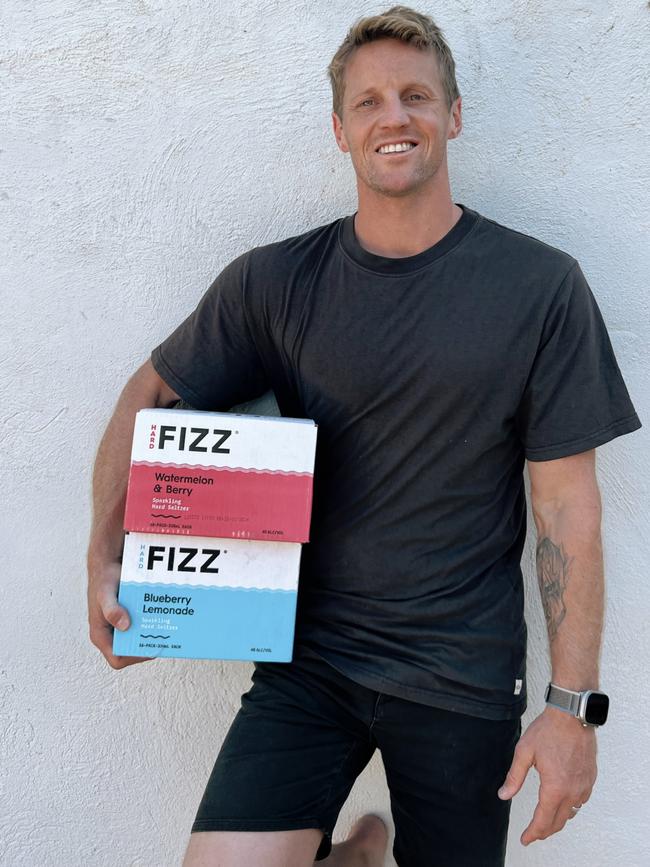 Rory Sloane has a bubbly new side hustle, signing on as owner-ambassador for “better for you” alcoholic seltzer Hard FIZZ.