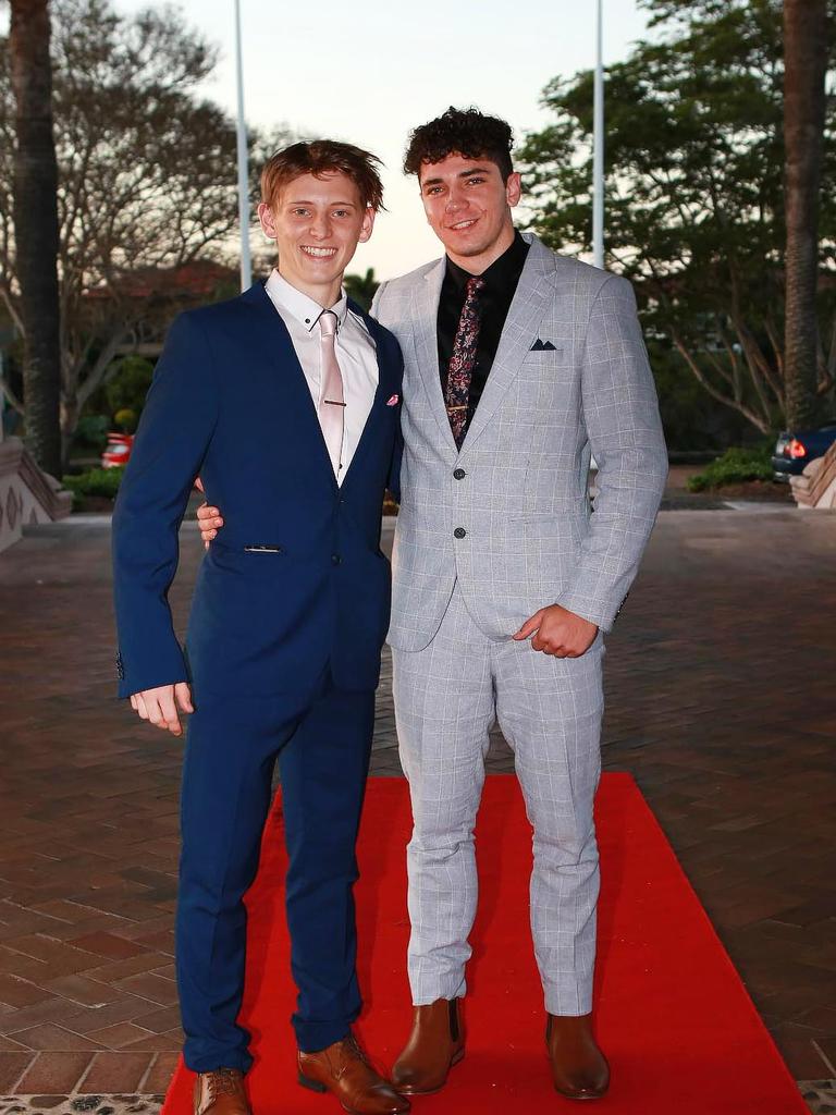 17th October 2020, Daniel Briese, Jackson Amrens from Rivermount College attend their year 12 formal at Links hope Island Photo Paul Stevens SMP Images