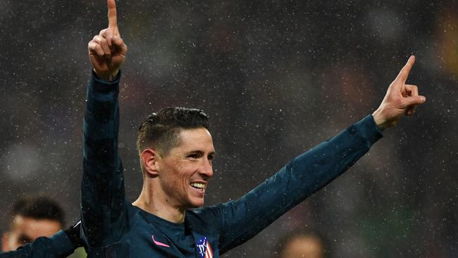 Atletico Madrid's Spanish forward Fernando Torres