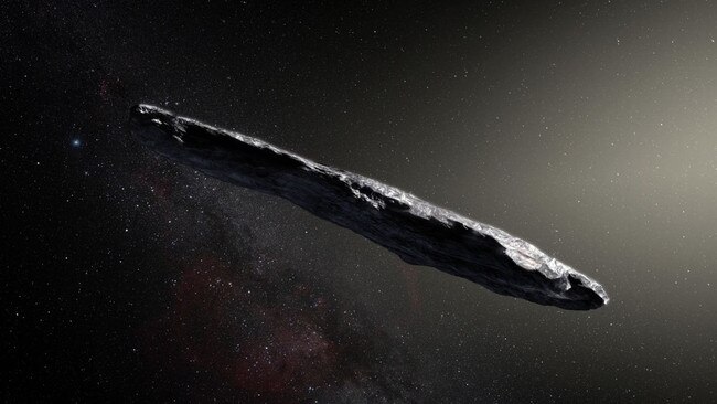 A group of astrophysicists have initiated “Project Lyra”, a plausible means of sending a space probe to observe ‘Oumuamua, the first confirmed interstellar object in Solar System. Picture: European Southern Observatory/M. Kornmesser