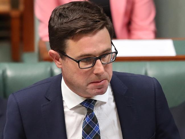 David Littleproud during Question Time in the House of Representatives Chamber at Parliament House in Canberra. Picture Kym Smith