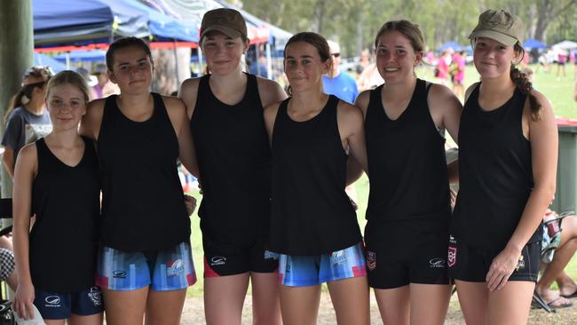 Members of Bandits at the Red Rooster Junior Touch Carnival at Cyril Connell Fields, Rockhampton, on November 5, 2022.