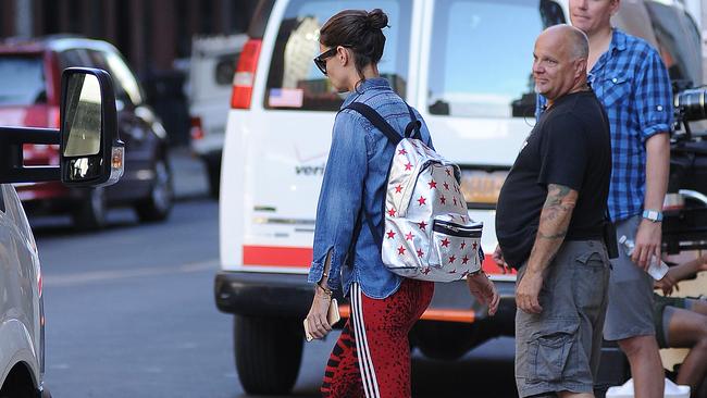 New York NY 08 04 2015 Actress Katie Holmes leaves her Chelsea apartment PICTURED Katie Holmes PHOTO by MachettePix startraksphoto com HOB 5891996 Editorial Rights Managed Image Please contact www startraksphoto com for licensing fee Startraks Photo New York NY For licensing please call 212 414 9464 or email sales startraksphoto com Image may not be published in any way that is or might be deemed defamatory libelous pornographic or obscene Please consult our sales department for any clarification or question you may have Startraks Photo reserves the right to pursue unauthorized users of this image If you violate our intellectual property you may be liable for actual damages loss of income and profits you derive from the use of this im