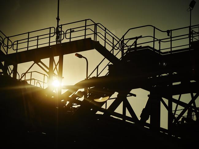 Olympic dam generic On site at Olympic Dam, BHP Billiton. Copper, gold, uranium mine in South Australia. 24 May 2016.Aaron Bunch/BHP