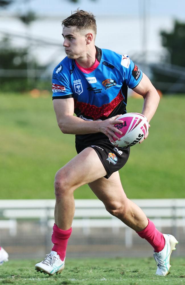 Thomas Duffy in the Hostplus Cup Queensland Rugby League (QRL) match between the Northern Pride and the Western Clydesdales, held at Barlow Park. Picture: Brendan Radke