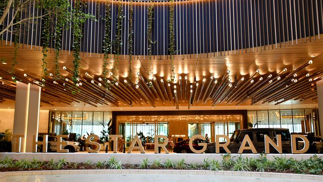 The entrance to Star Brisbane at Queen's Wharf. Picture, John Gass