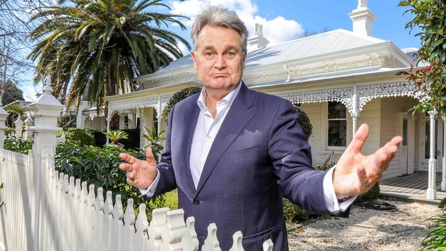 Demographer Bernard Salt at home in Melbourne. Picture: Tim Carrafa