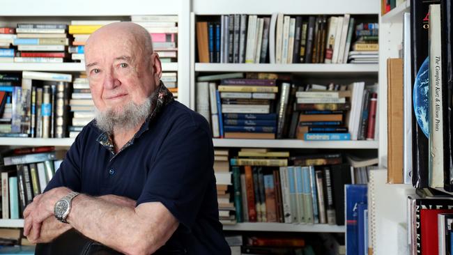 Australian writer Thomas Keneally at his home in Sydney. Picture: James Croucher