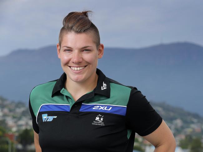 National champion weightlifter Kaitlyn Fassina. Picture: RICHARD JUPE