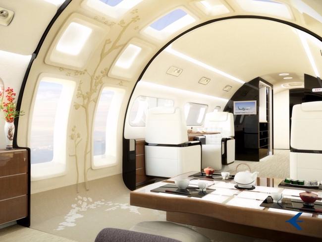 Unlike most aircraft, these business jets would be flooded with natural light. Picture: Embraer