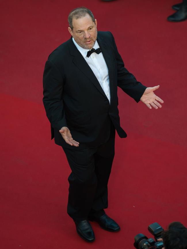 Harvey Weinstein on the red carpet. Picture: AFP Photo