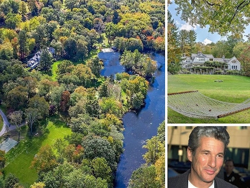 Richard Gere is selling his longtime New York estate. Pictures: Realor/Getty