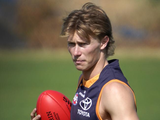 Top draftee Sid Draper is pushing for a round 1 debut. Picture: Dean Martin