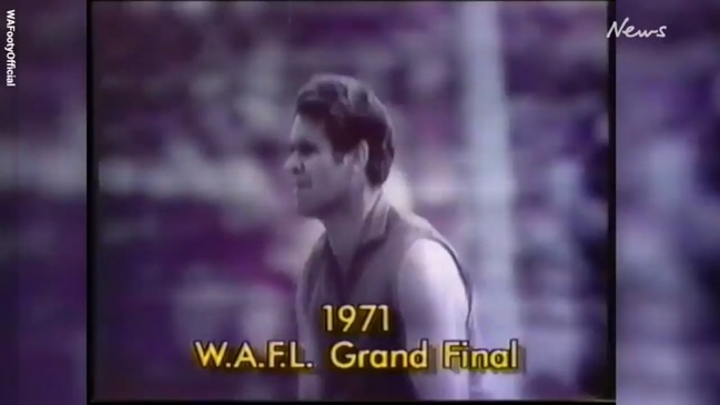 Graham 'Polly' Farmer leads West Perth to 1971 Grand Final win