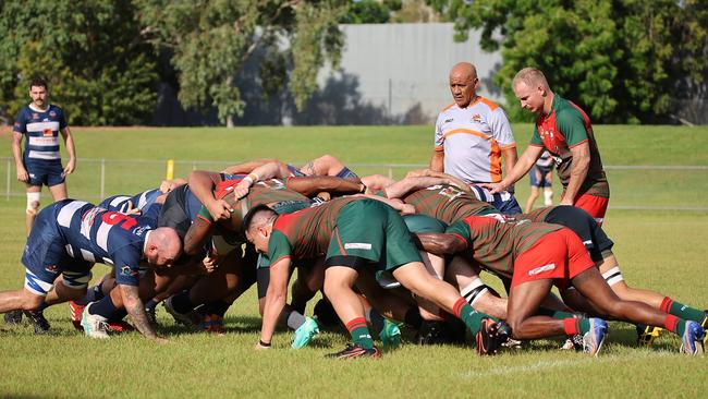 South Darwin upset Casuarina Cougars 25-24 in the B-grade knockout semi final – 2025. Picture: From The Sideline Sports Photography