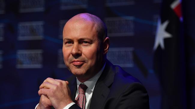 Treasurer Josh Frydenberg is struggling to adjust to his new tailoring, fitted by those trendy types in the Treasury and the Reserve Bank. Picutre: Getty Images