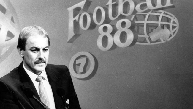 Malcolm Blight settles into his new spot as a football commentator for Channel 7.