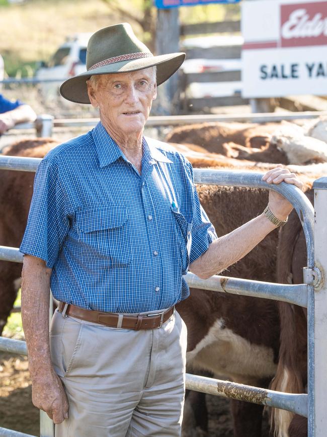 Evan Newcomen from Ensay, who sold 240 at the feature sale.