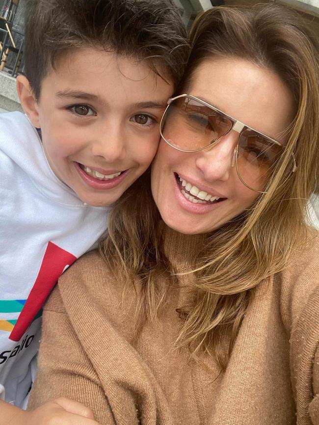 Ada Nicodemou with her son Johnas.