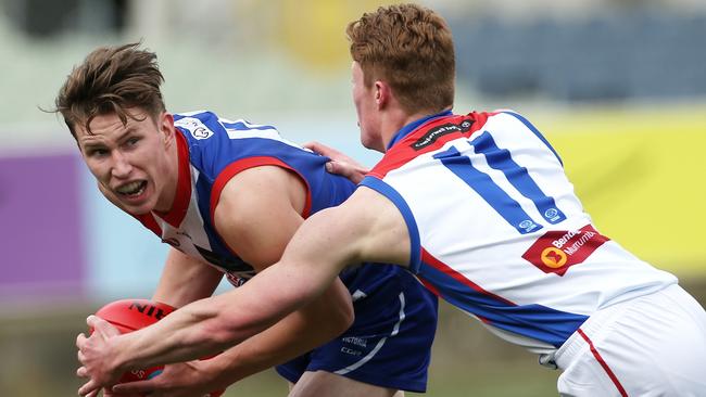 Brock Smith was often asked to play as a key defender for Gippsland Power.