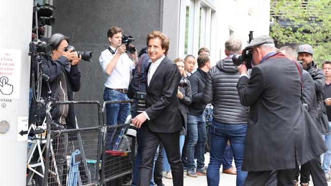 Prince Harry's lawyer David Sherborne arrives at the High Court during the Mirror Group Phone hacking trial. Picture: Getty Images.