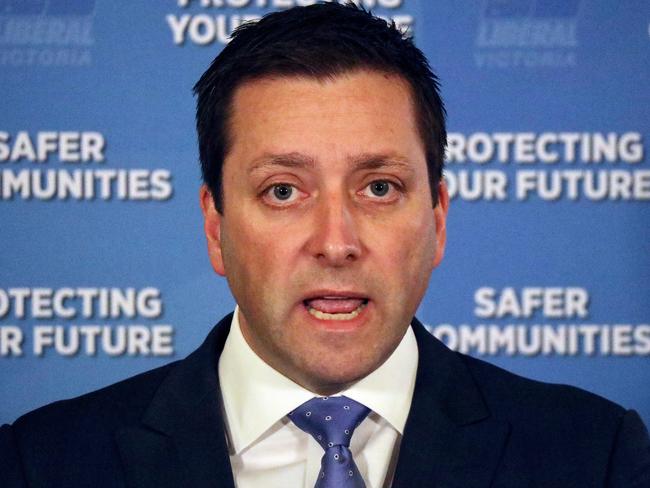 Victorian Leader of the Opposition Matthew Guy.