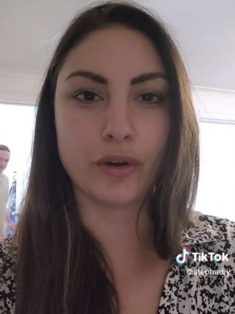 Steph was repulsed at what she found. Picture: TikTok/stephadiy