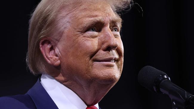 Donald Trump at a rally in Arizona today. Picture: Justin Sullivan/Getty Images via AFP