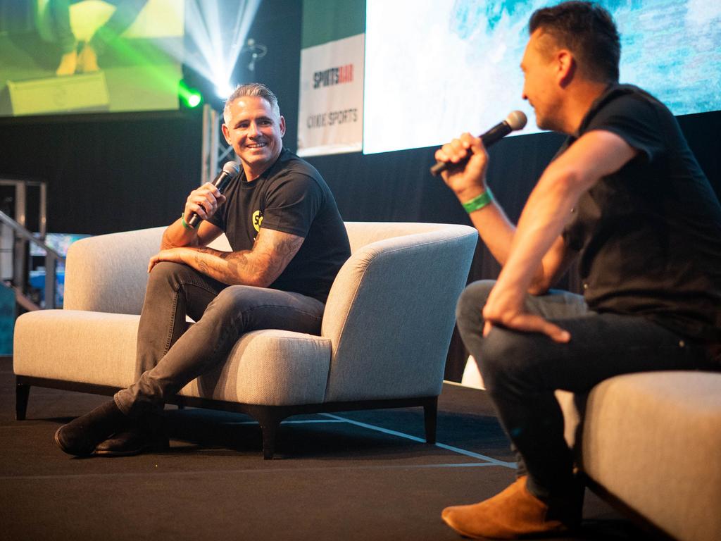 NRL star Corey Parker at the SuperCoach Viva Non-Vegas Party at the Star Casino in Sydney to mark the NRL season kicking off with two historic games in Las Vegas. Picture: Tom Parrish